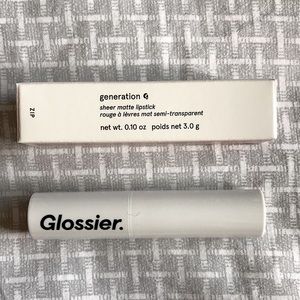 NIB Glossier Generation G Matte Lipstick in Zip